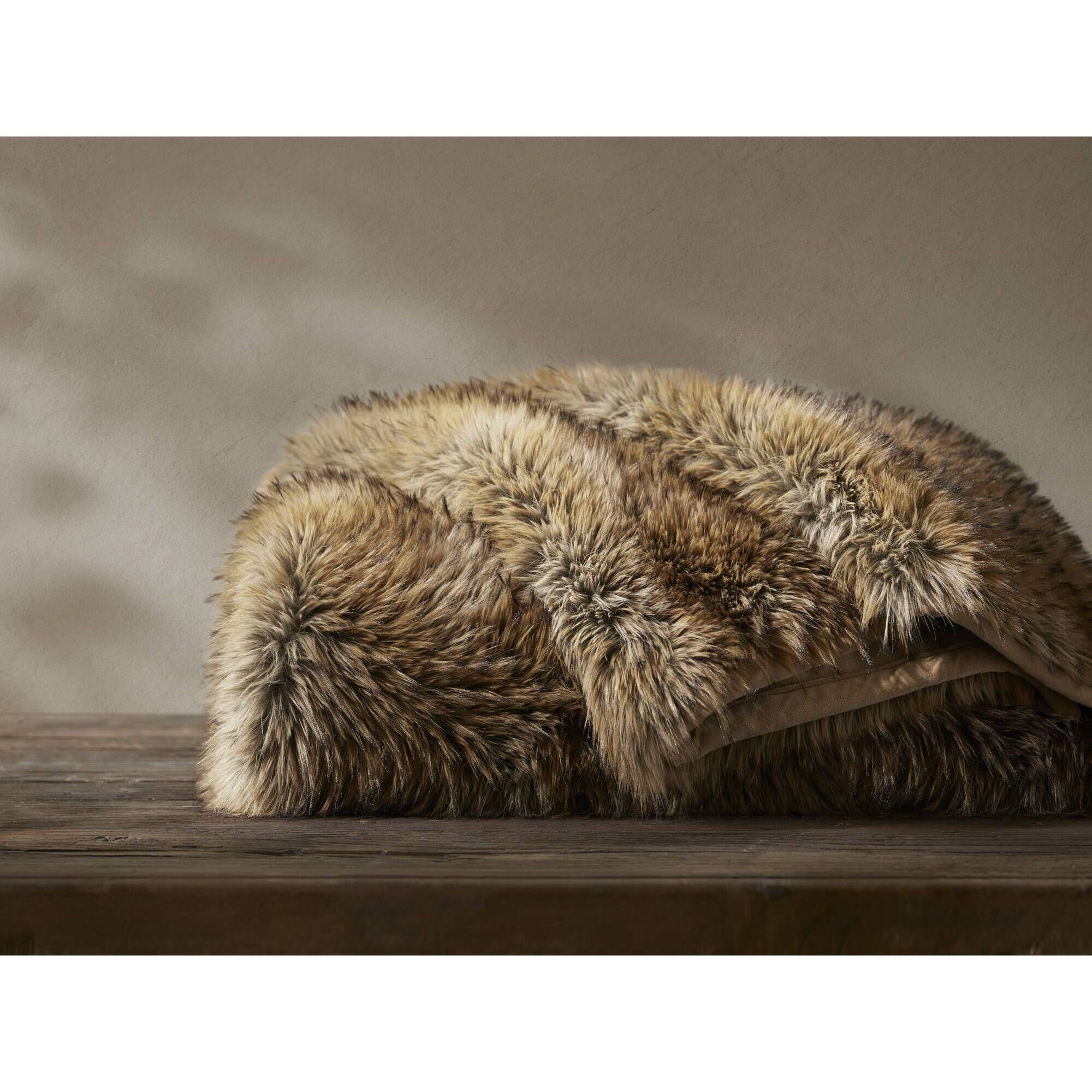 Gracie Mills Animal Print Faux Fur Throw Blanket Bobcat - Best Buy