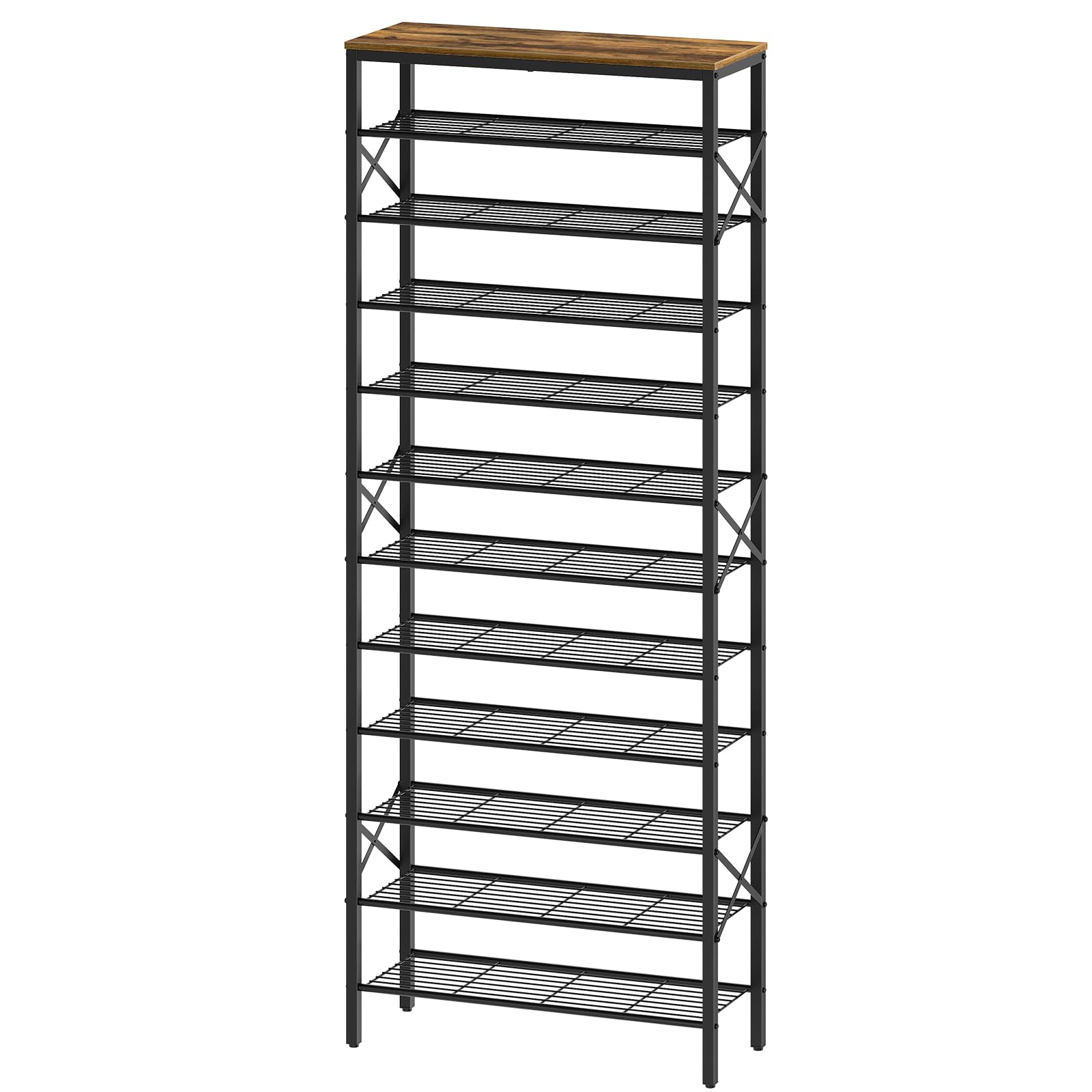 Rustic Brown + Black 27.8" x 10.8" x 79.3"