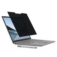 Front. Kensington - MagPro Elite Magnetic Privacy Screen for MicroSoft Surface Laptop 13.5" - Black.