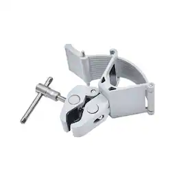 Amaran - Crab-Shaped Light Stand Clamp for Peak Battery Grip, Silver - White