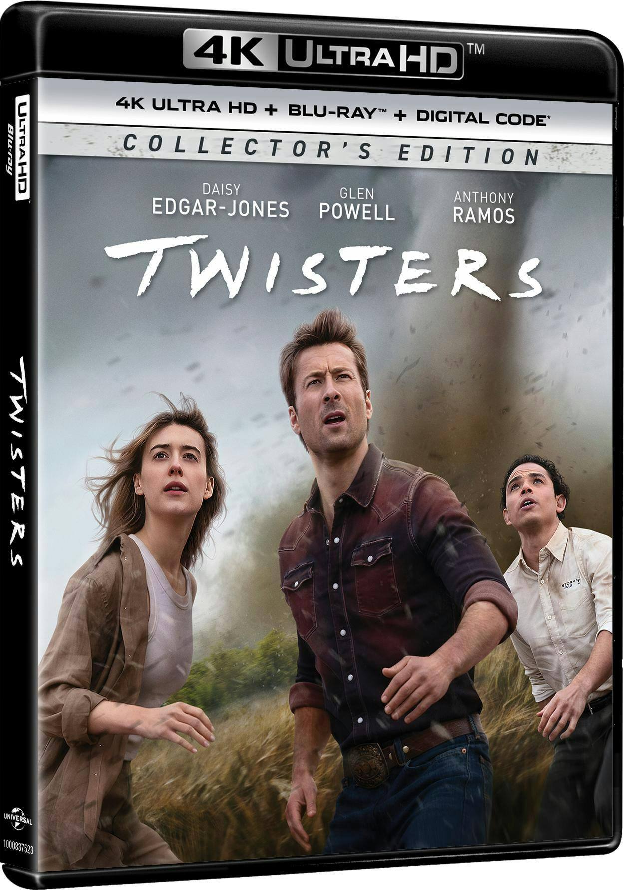 Angle. Twisters - Collector's Edition 4K Ultra HD + Blu-ray + Digital (4K Ultra HD + Blu-ray) [UHD].