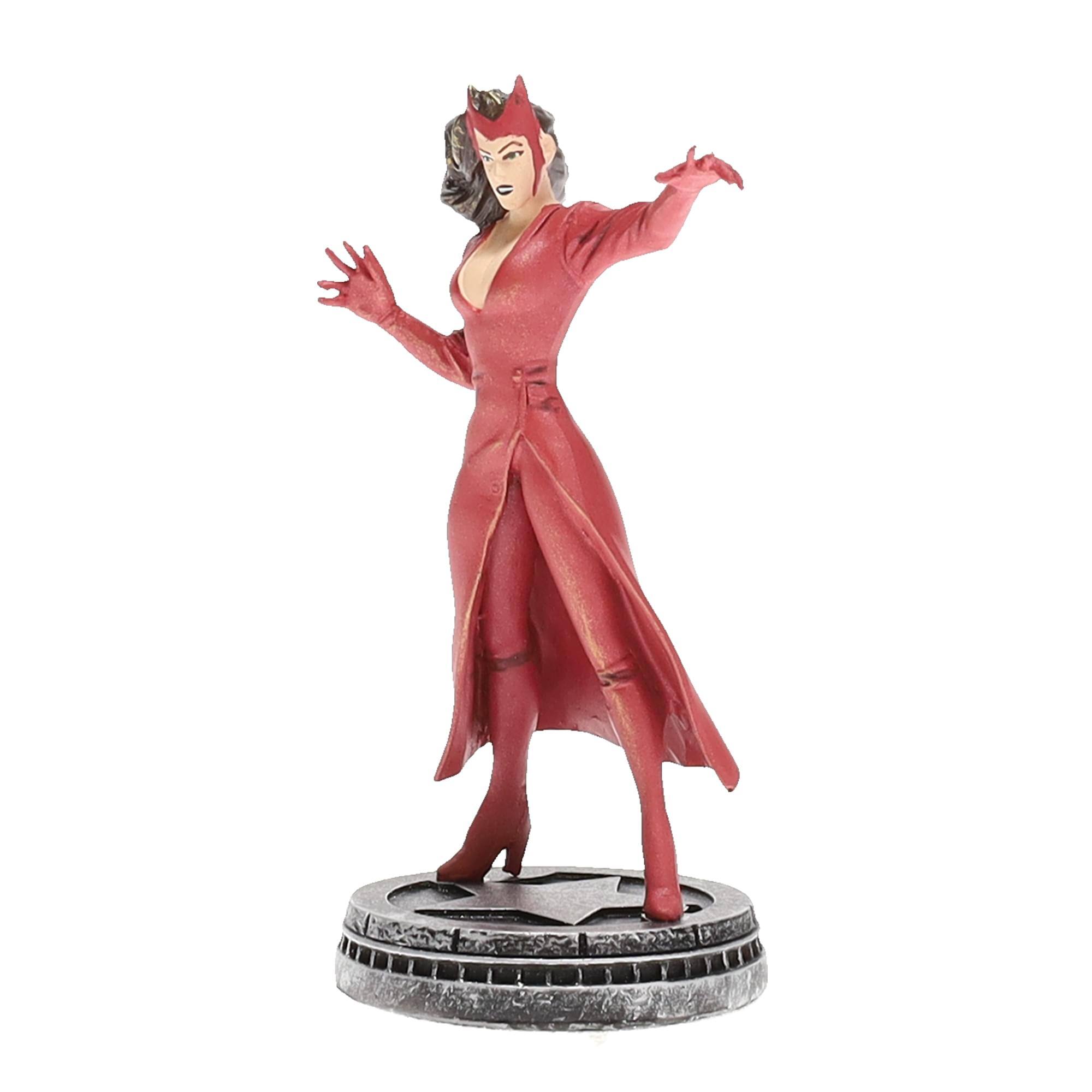 Alt View 1. Marvel - Marvel Chess Collection #29 Scarlet Witch (Pawn) | Chess Piece Only - Red.