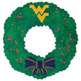 Fan Creations - West Virginia Mountaineers 16'' Team Wreath Sign - Green