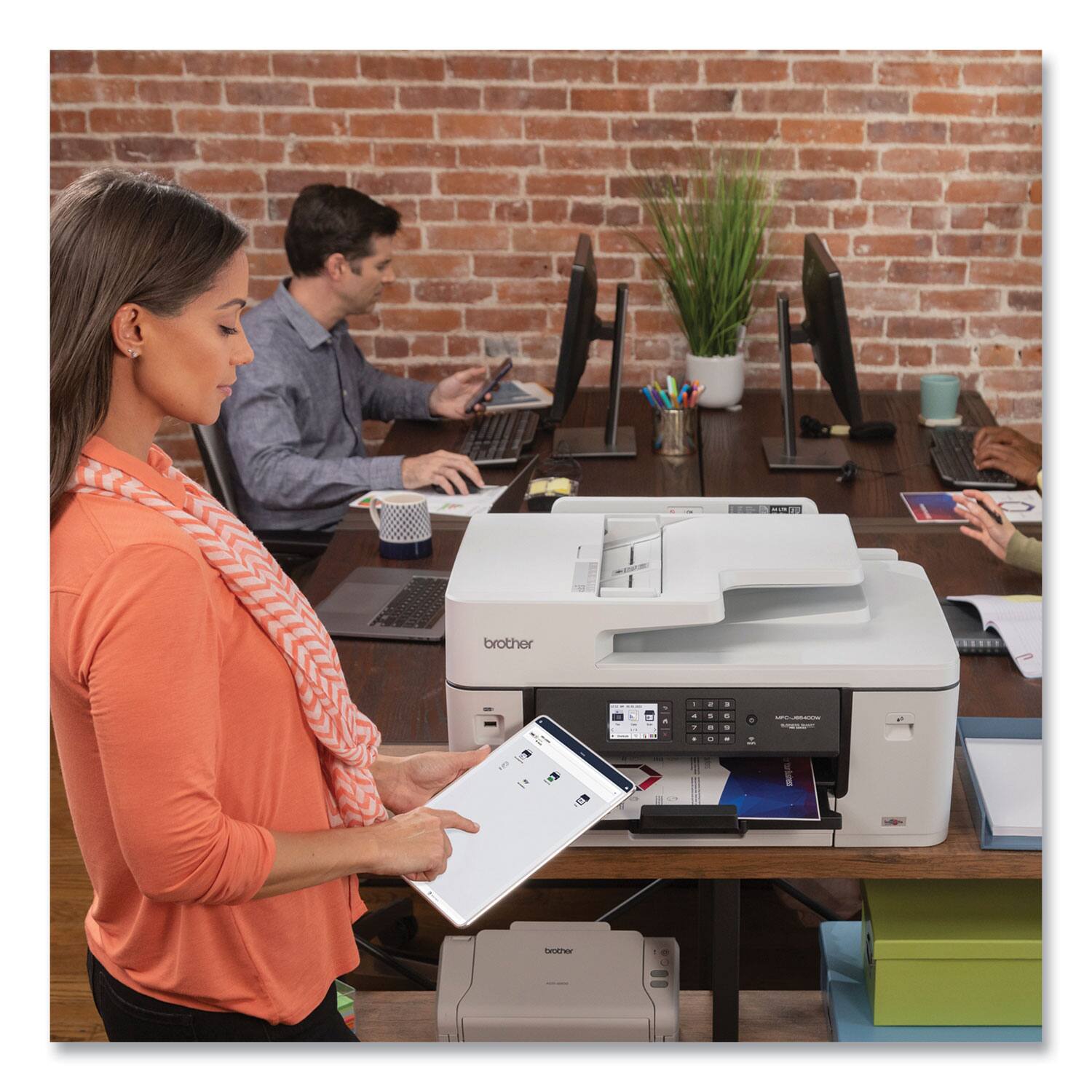 Brother MFC J6540DW Business Color All in One Inkjet Printer Gray