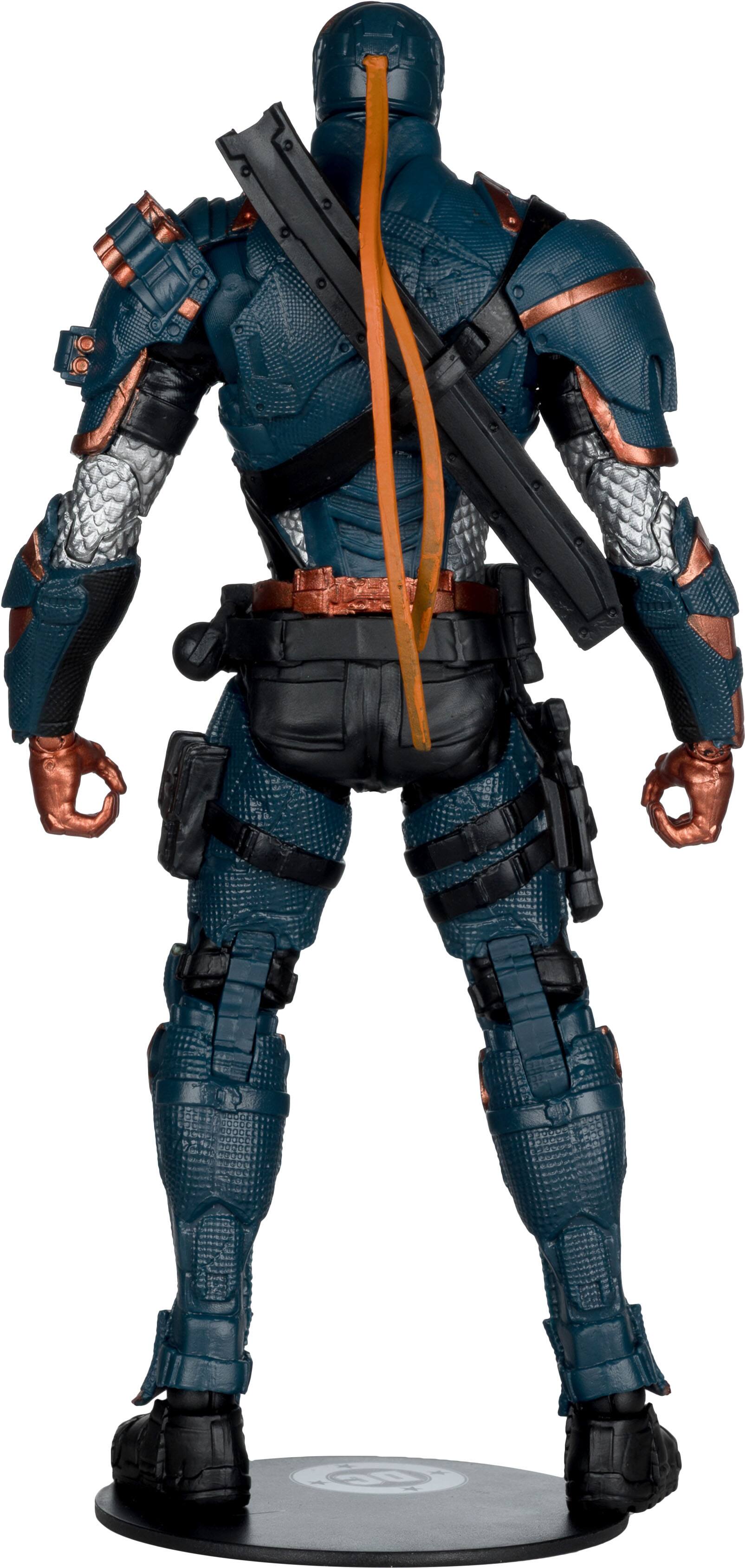 Back. McFarlane Toys - DC Multiverse Deathstroke (Arkham Origins) 7.3"  Action Figure.