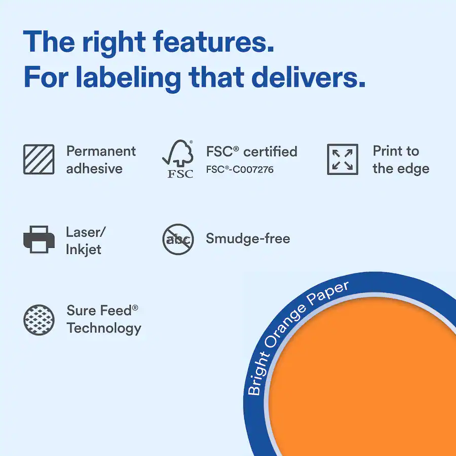 Avery Avery® Sealing Labels, 5 7/8