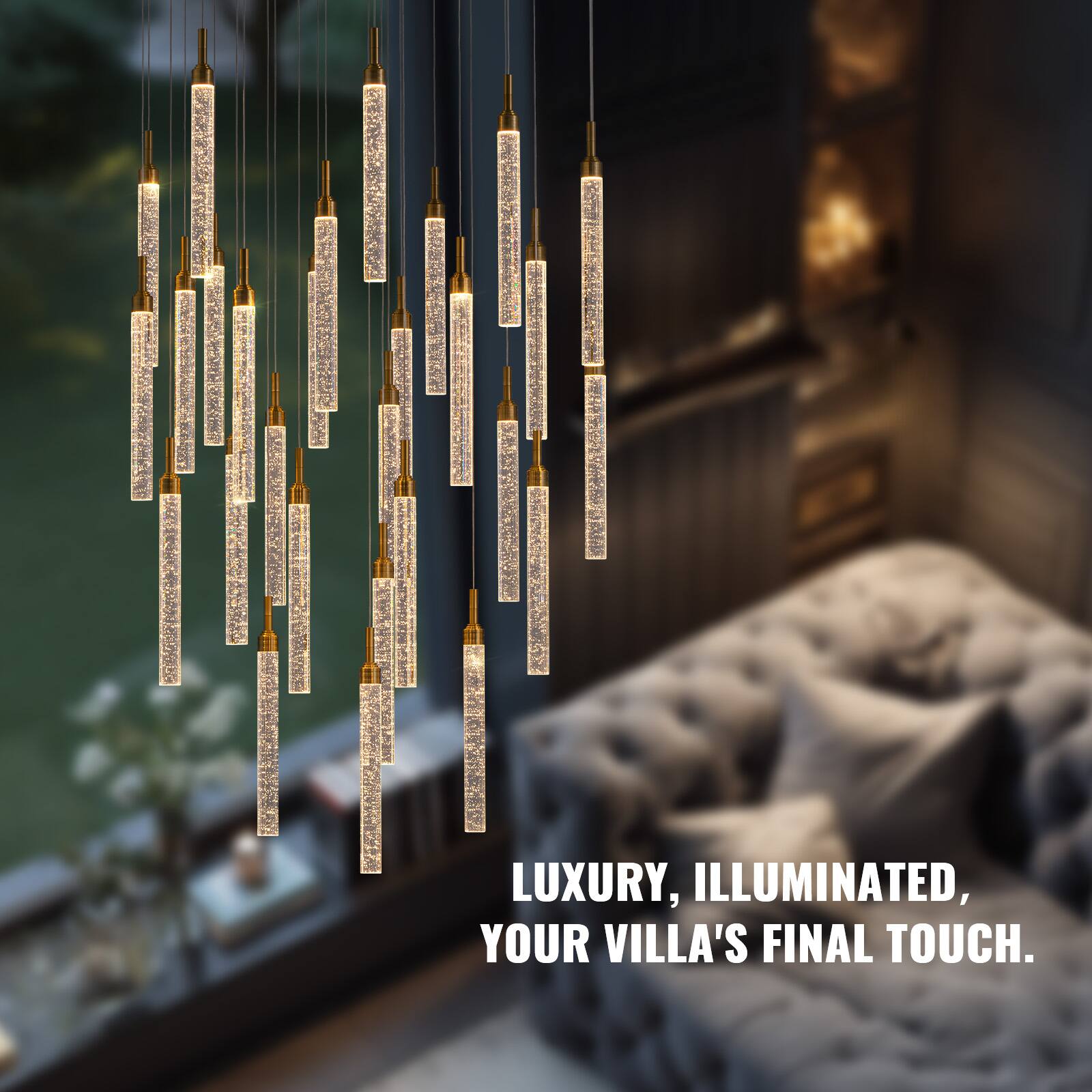 LUXURY, ILLUMINATED, YOUR VILLA'S FINAL TOUCH.