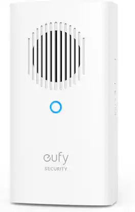 eufy - Security Video Doorbell Chime(Add-On), No-Delay Ring, Adjustable Volume, 8 Fun Ringtones, only 2.4GHz Wi-Fi