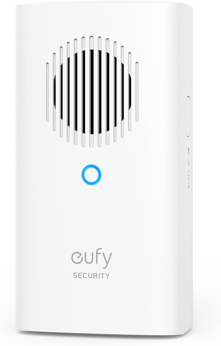 eufy Security Video Doorbell Chime(Add On), No Delay Ring, Adjustable ...