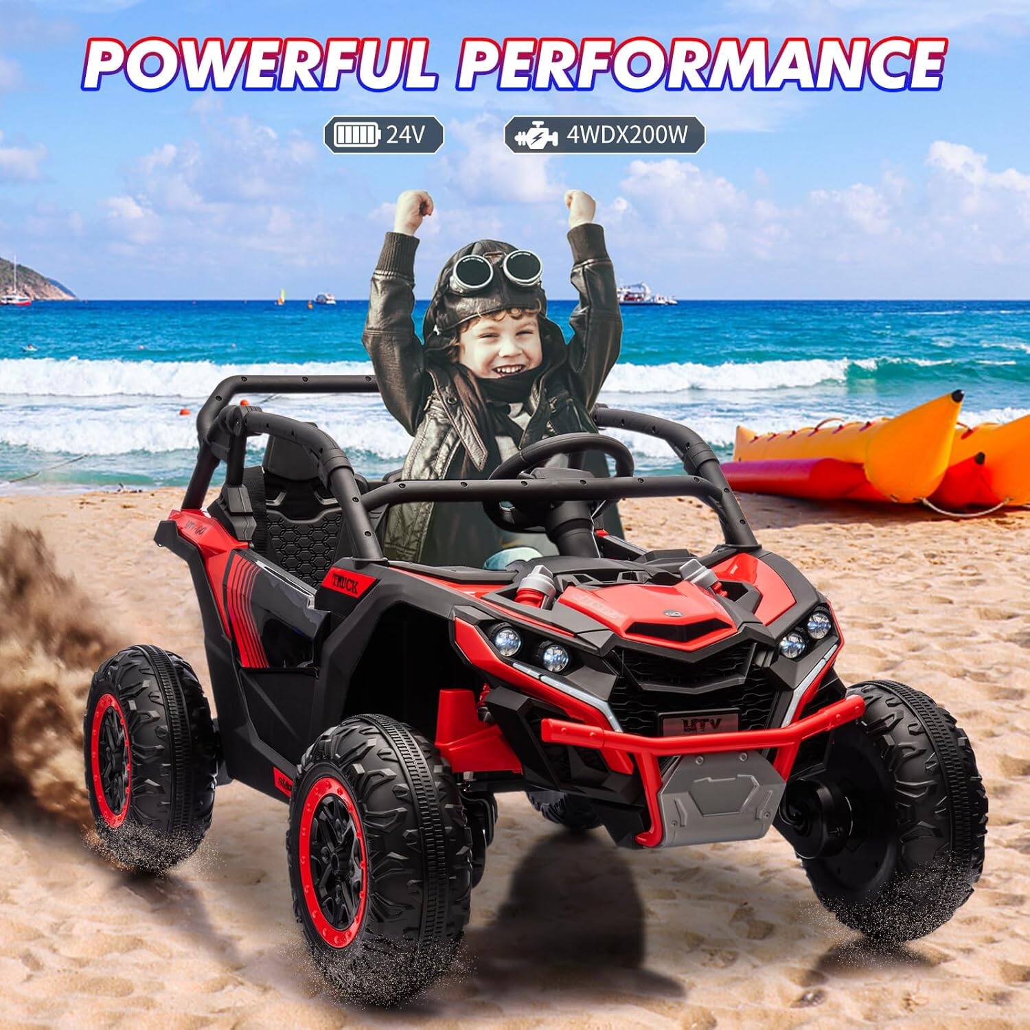 POWERFUL PERFORMANCE  
24V  
4WDX200W