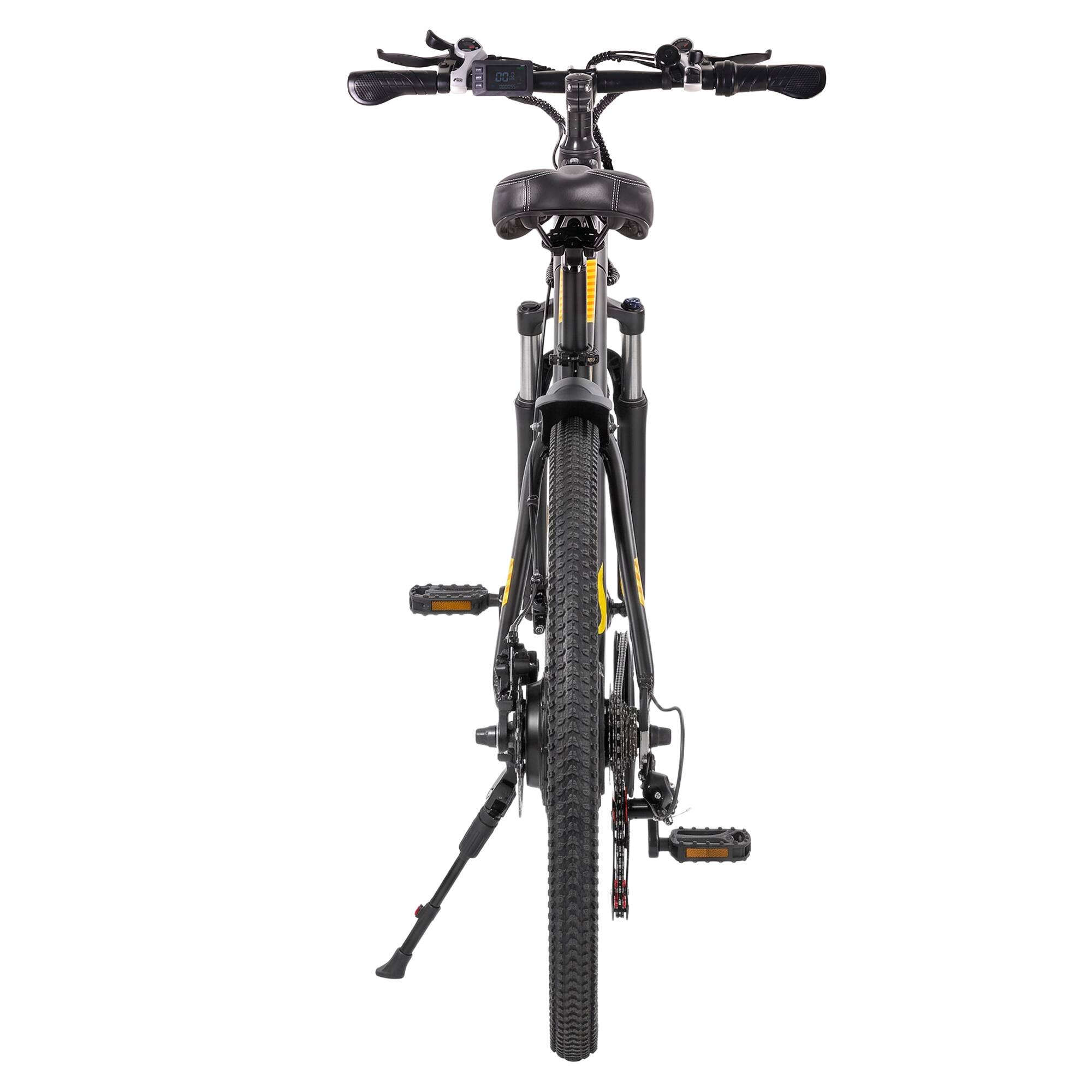 Back. MIHOVER - 550W Adult Electric Bike, 750W Peak, 26 in. Wheels, 48V 7.8Ah Battery, 20–25 Mile Electric Range, UL Certified - Black.