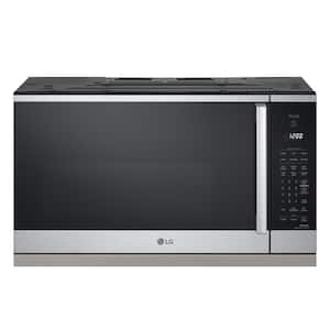 LG - 2.1 Cu. Ft. Over The Range Smart Microwave with Sensor Cooking and EasyClean - Stainless Steel