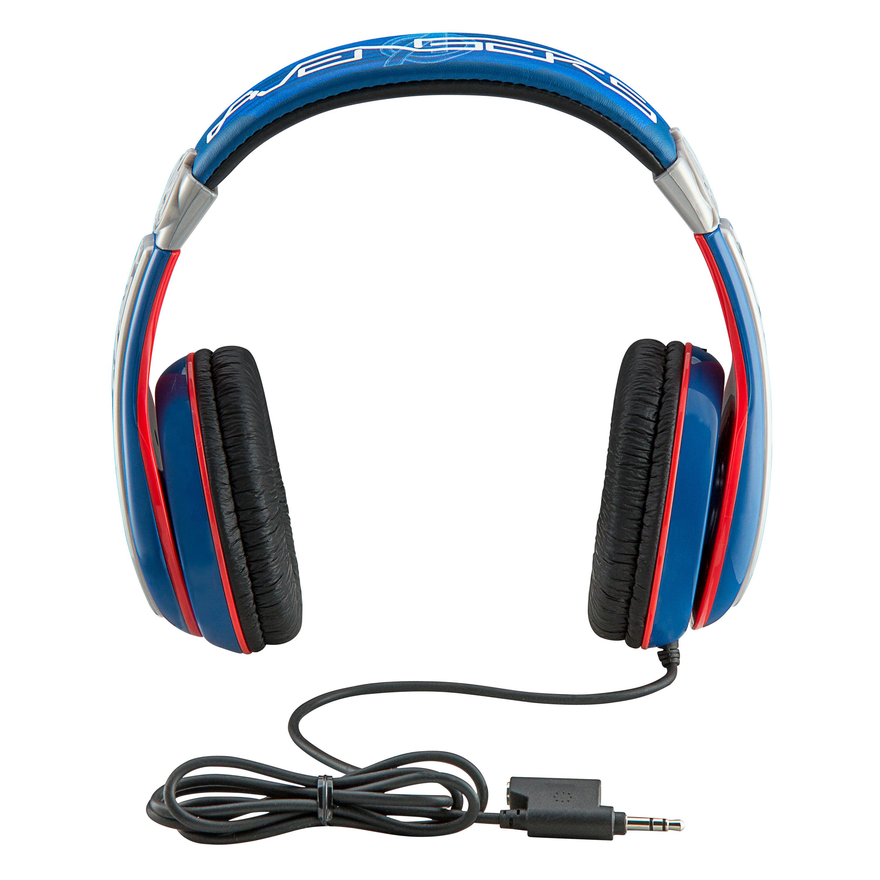 Back. eKids - eKids Marvel Avengers Wired Headphones for Kids, Children’s Headphones for School, Home, or Travel - Multicolor.