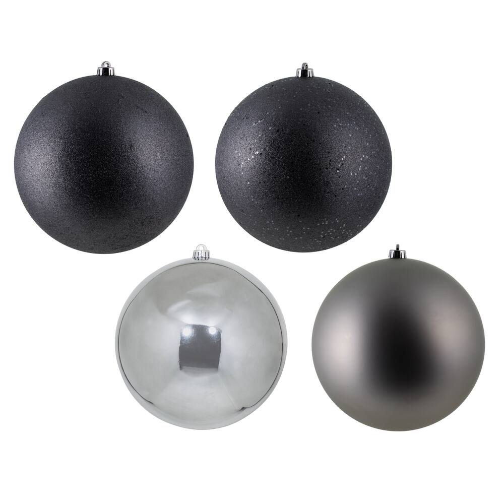 Front. Vickerman - Vickerman 6" Limestone 4-Finish Ball Assorted Drilled 4 per Bag - Limestone.
