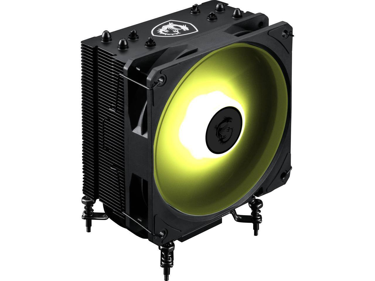 Front. MSI - MSI MAG COREFROZR AA13 Air CPU Cooler, Single 120mm PWN Fans, ARGB lighting controlled by software - ARGB.