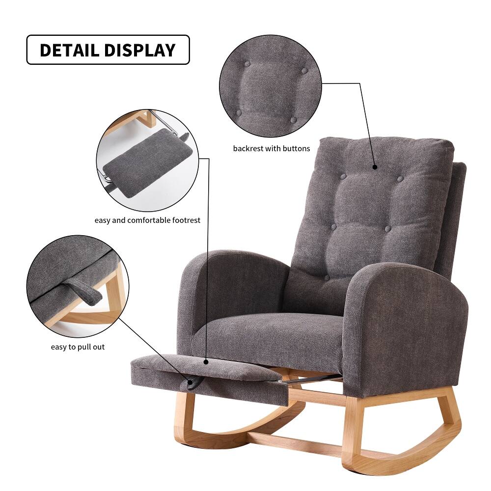 DETAIL DISPLAY

- backrest with buttons
- easy and comfortable footrest
- easy to pull out