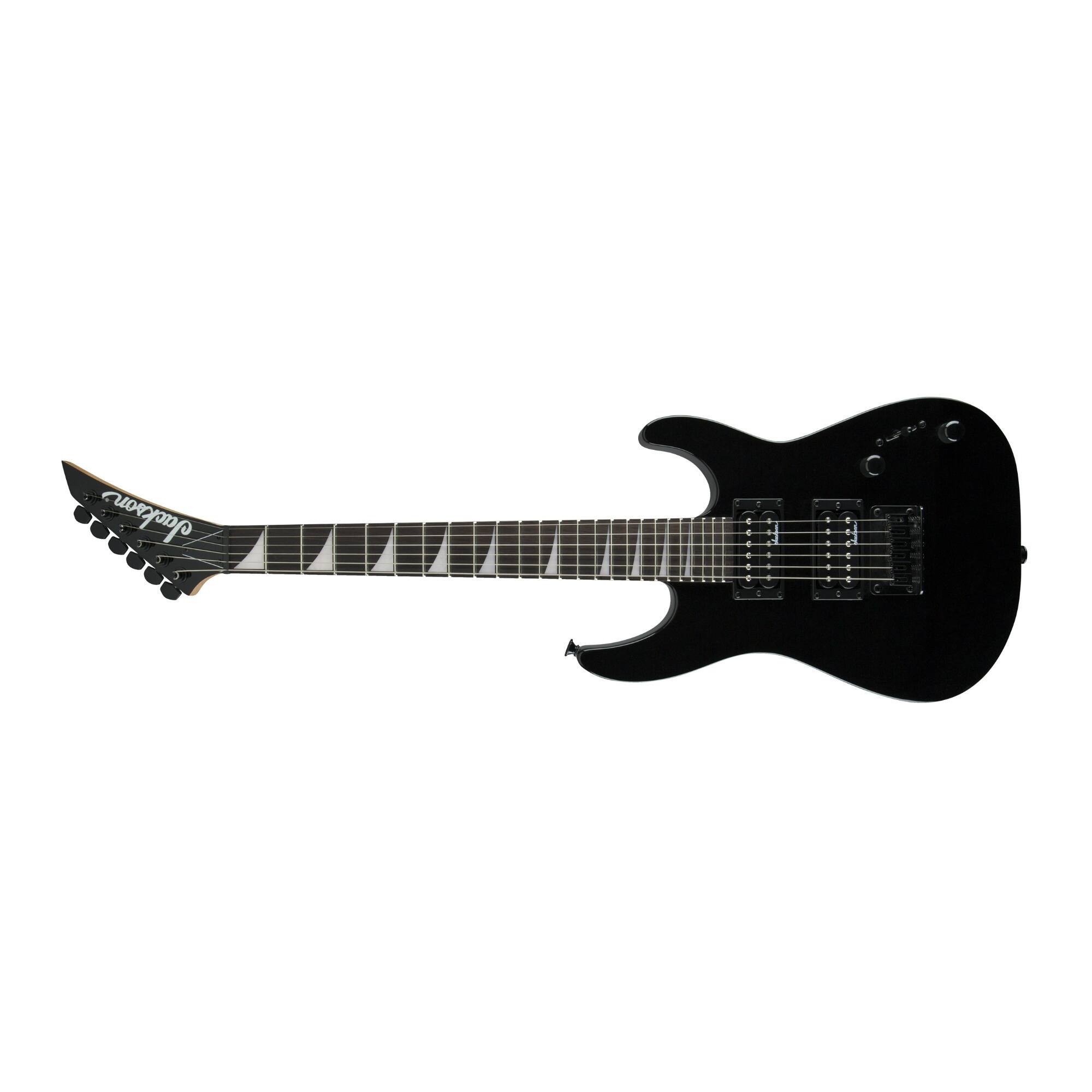 Left. Jackson - Jackson JS Series Dinky Minion JS1X 6-String Electric Guitar (Gloss Black).