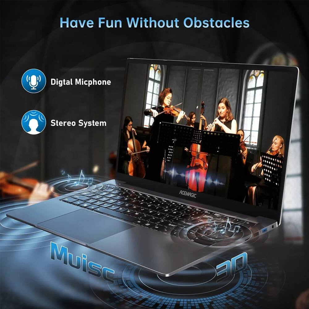 Have Fun Without Obstacles

Digital Microphone
Stereo System

Music
ACEMAGIC
3D