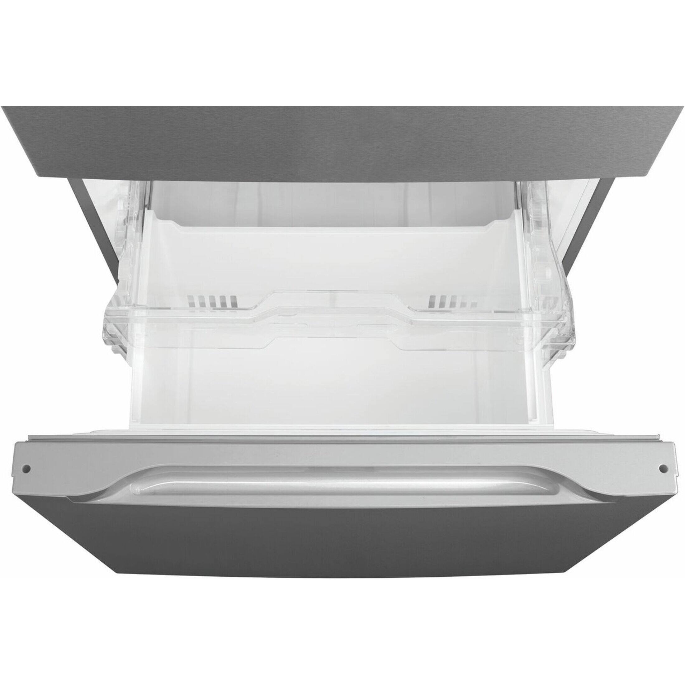 Alt View 1. Frigidaire - 19 Cu. Ft. Standard-Depth Bottom Freezer Refrigerator - Smudge-Proof® Stainless Steel.