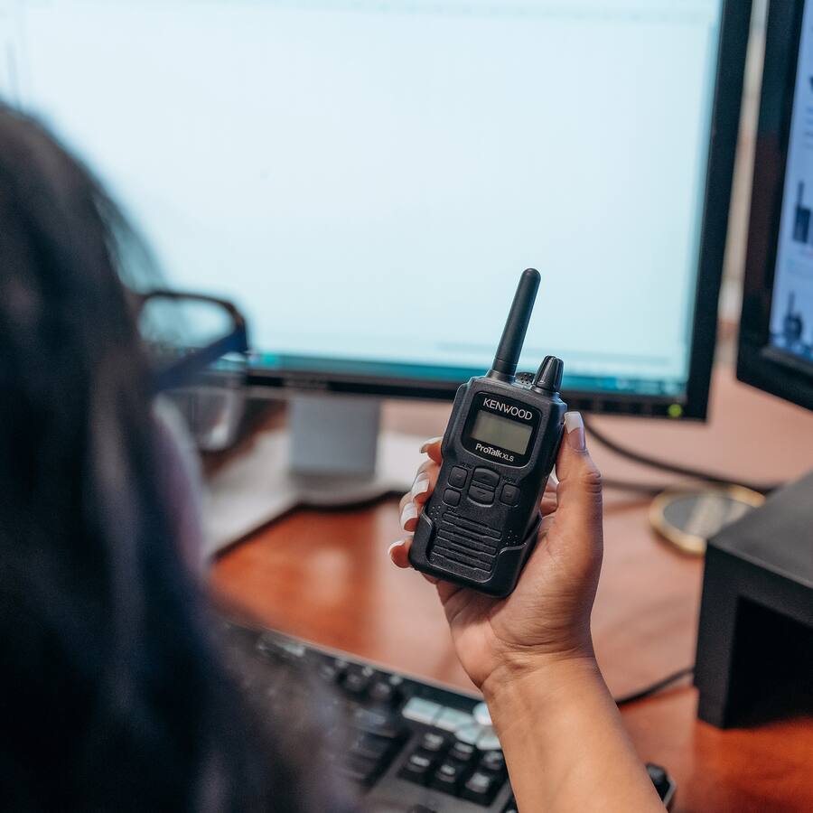 Kenwood ProTalk 2 Watt 6 Channel Compact UHF 2 Way Radio PKT 300 Gray ...