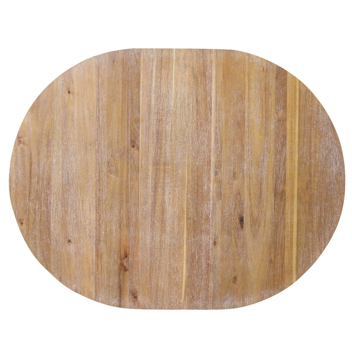 Alt View 4. Loheer - Loheer Round Dining Table, Natural Wood Finish, 42 Inch Modern Kitchen Table - Natural.