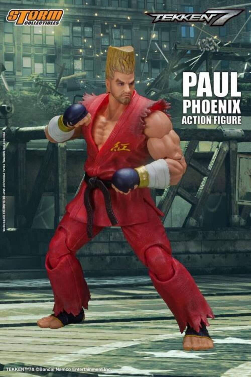 STORM COLLECTIBLES  
TEKKEN 7  
PAUL PHOENIX ACTION FIGURE  
TEKKEN™7 & ©Bandai Namco Entertainment Inc.