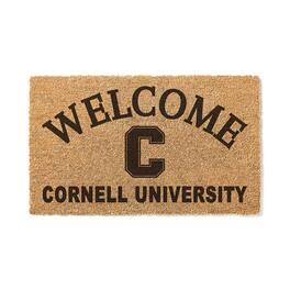 Jardine - Cornell Big Red 18" x 34" Welcome Coir Doomat - Brown