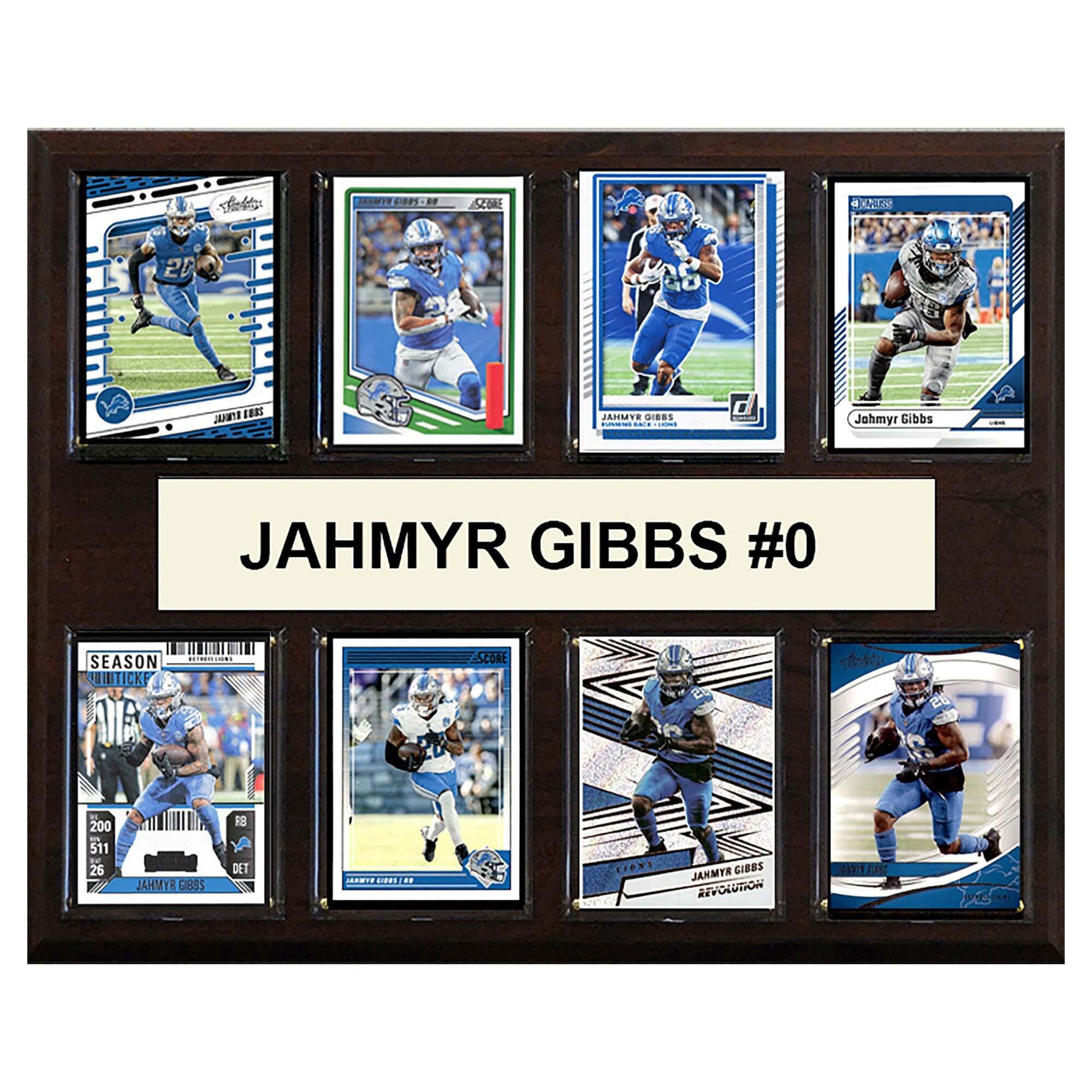 "C&I Collectibles - Jahmyr Gibbs Detroit Lions 12"" x 15"" Trading Card Plaque - Multicolor" price history on PriceWatchPro