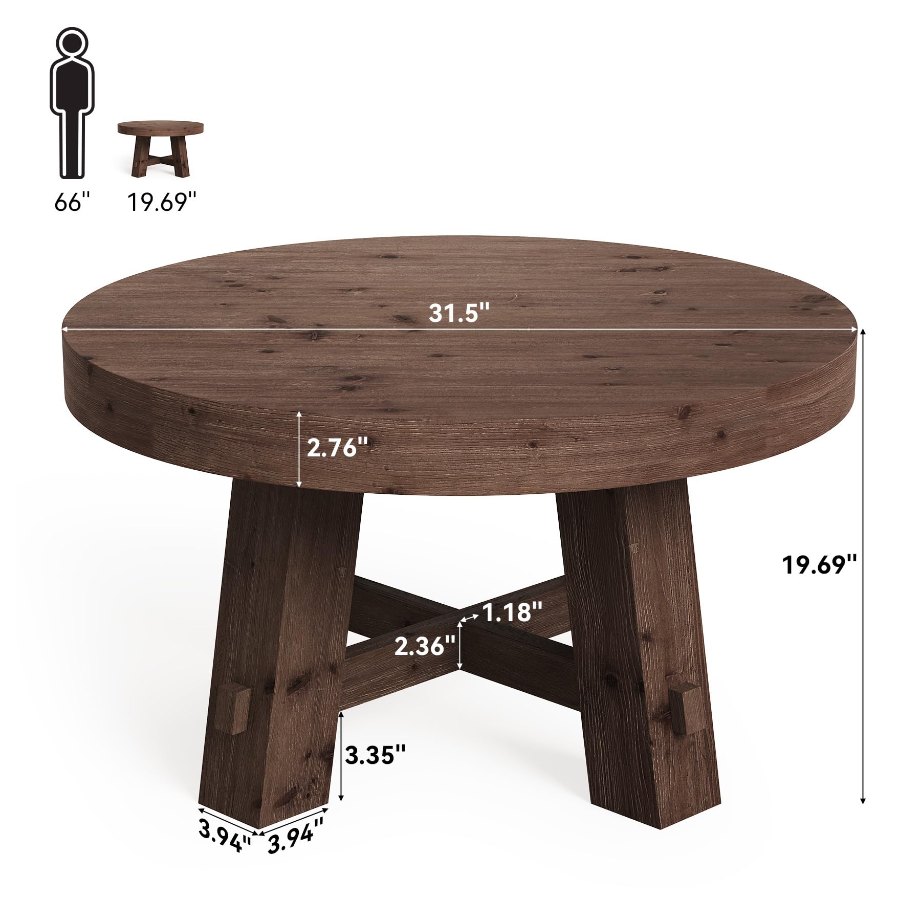A 66" 19.69"  
31.5"  
2.76"  
19.69"  
1.18" 2.36"  
3.35"  
3.94" 3.94"