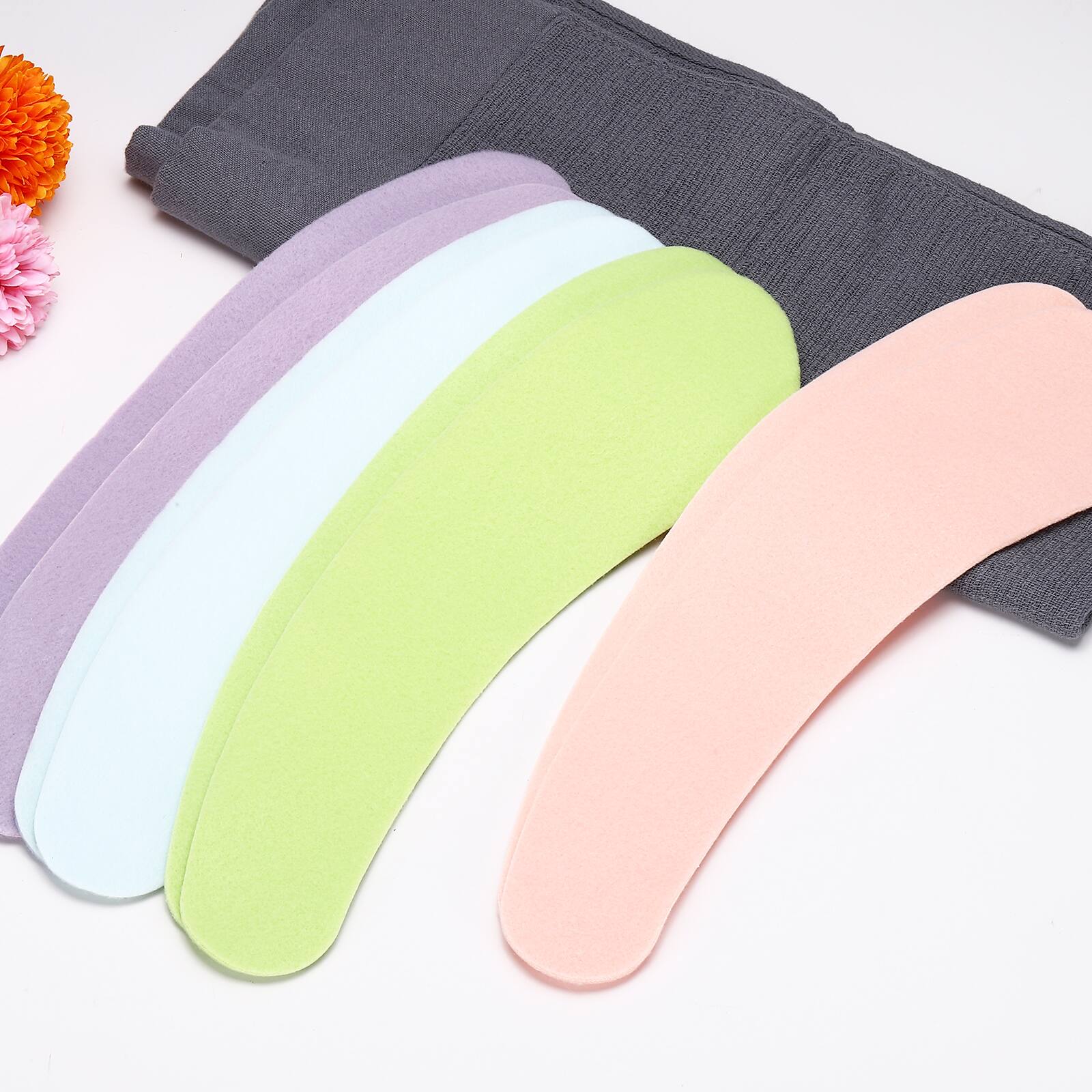 Alt View 3. Unique Bargains - 8pcs Toilet Seat Cover Pads, Non Slip Warm Soft Toilet Seat Cushion Thick Cuttable w/ Adhesive Backing for Winter Home - Green.