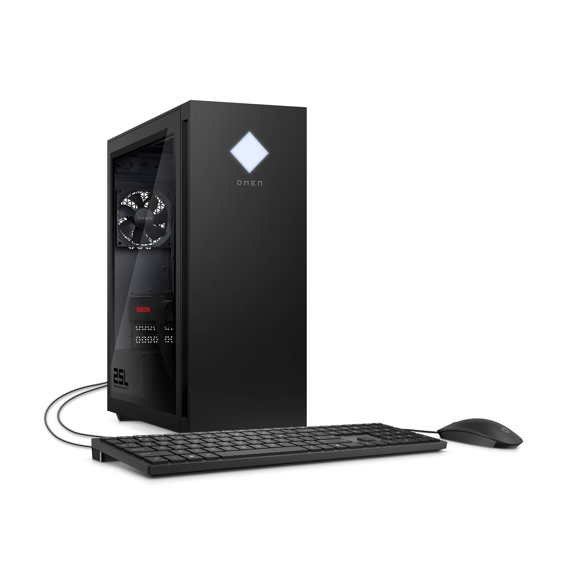 Best Buy: HP OMEN 25L Gaming Desktop AMD Ryzen 5 5600G 16GB Memory 