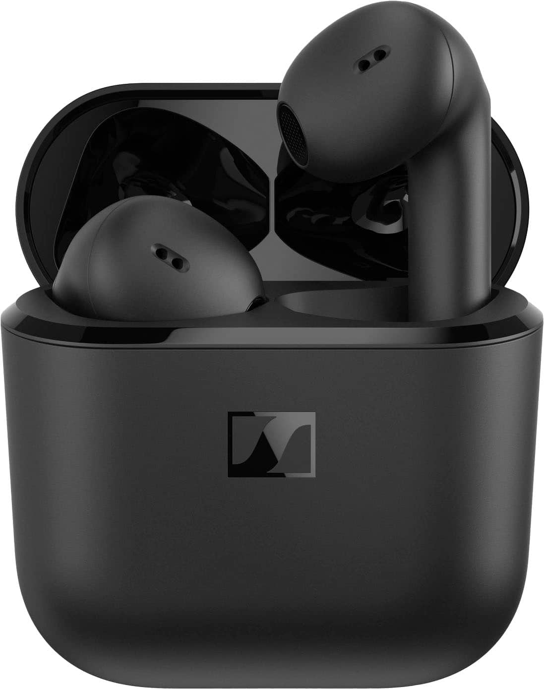 Angle. Sennheiser - Sennheiser ACCENTUM Open Wireless Earbuds - Ear Buds with Open Design, Dynamic Sound and Bluetooth 5.3 - Black.