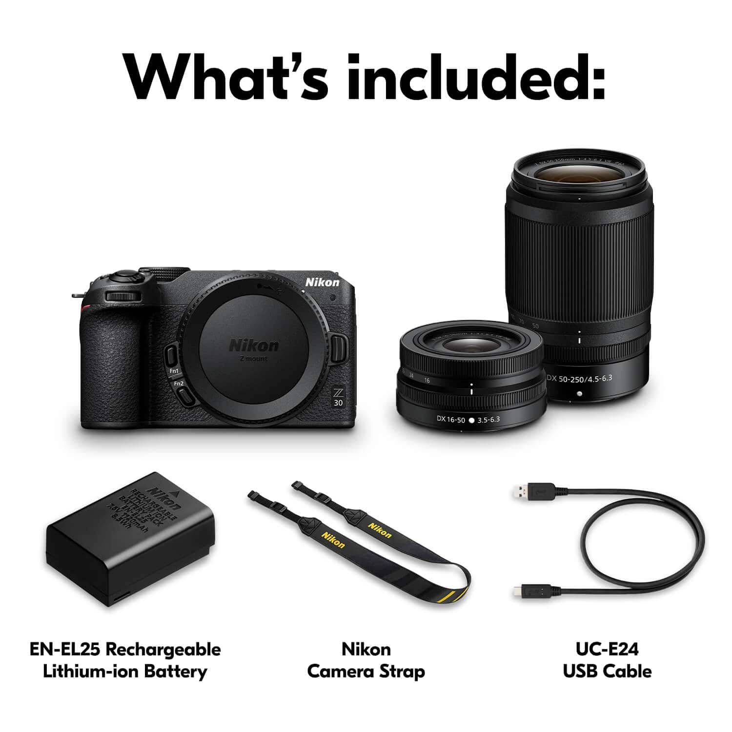 Nikon Z 30 DX 16-50 Kit 本体 Amazon.com : Nikon Z 30 Mirrorless Camera 4K DX Body with 2 Lens