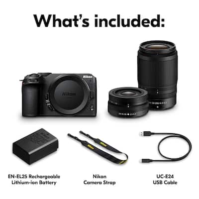 Nikon Z 30 4K Mirrorless Camera 2 Lens Kit with NIKKOR Z DX 16 Nikon Z 30 4K Mirrorless Camera 2 Lens Kit with NIKKOR Z DX 16