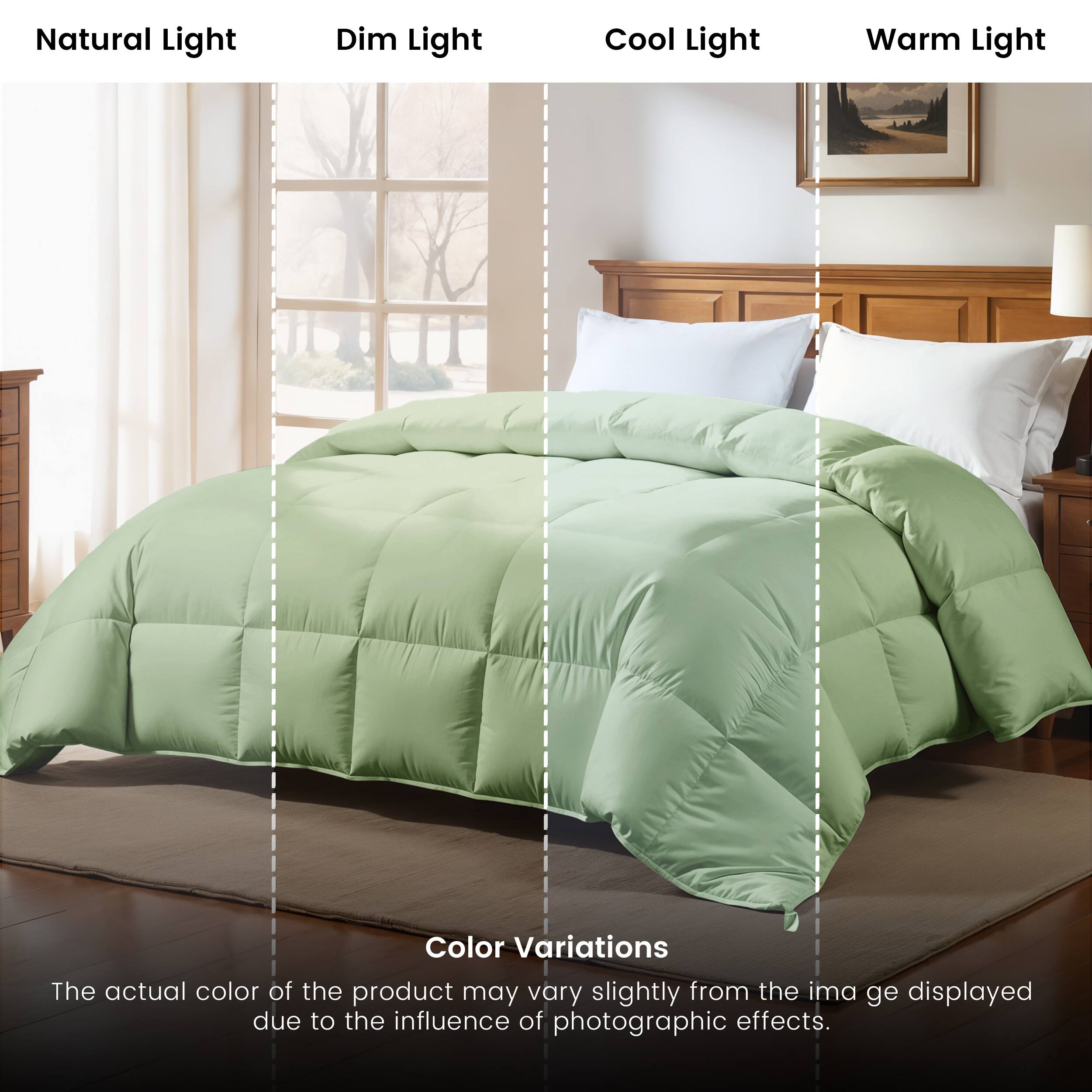 Color Variations, Natural Light, Dim Light, Cool Light, Warm Light, The actual color of the product may vary slightly from the image displayed due to the influence of photographic effects.