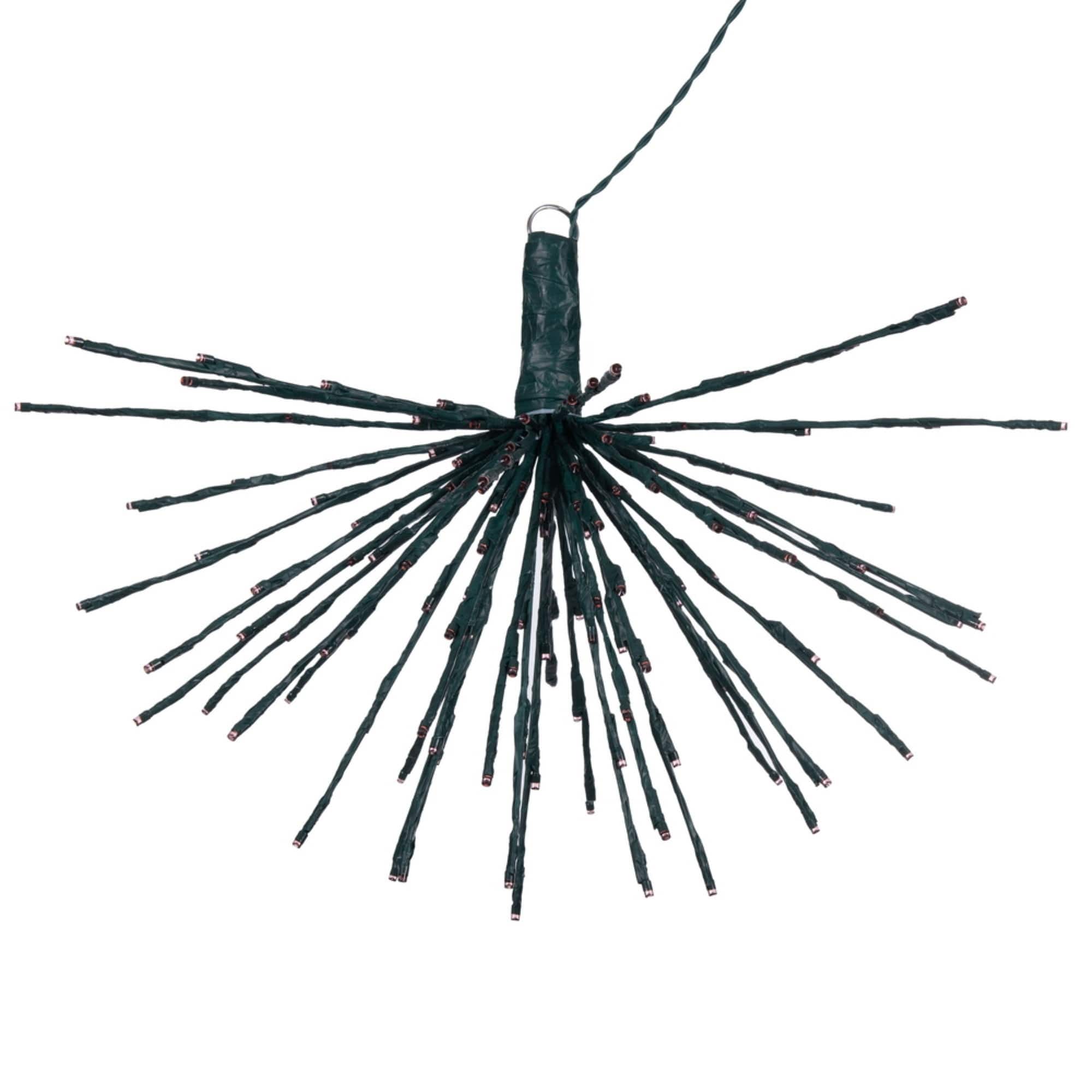 Vickerman - 160Lt x 24" Green Starburst Pink 5mm LED Lights.