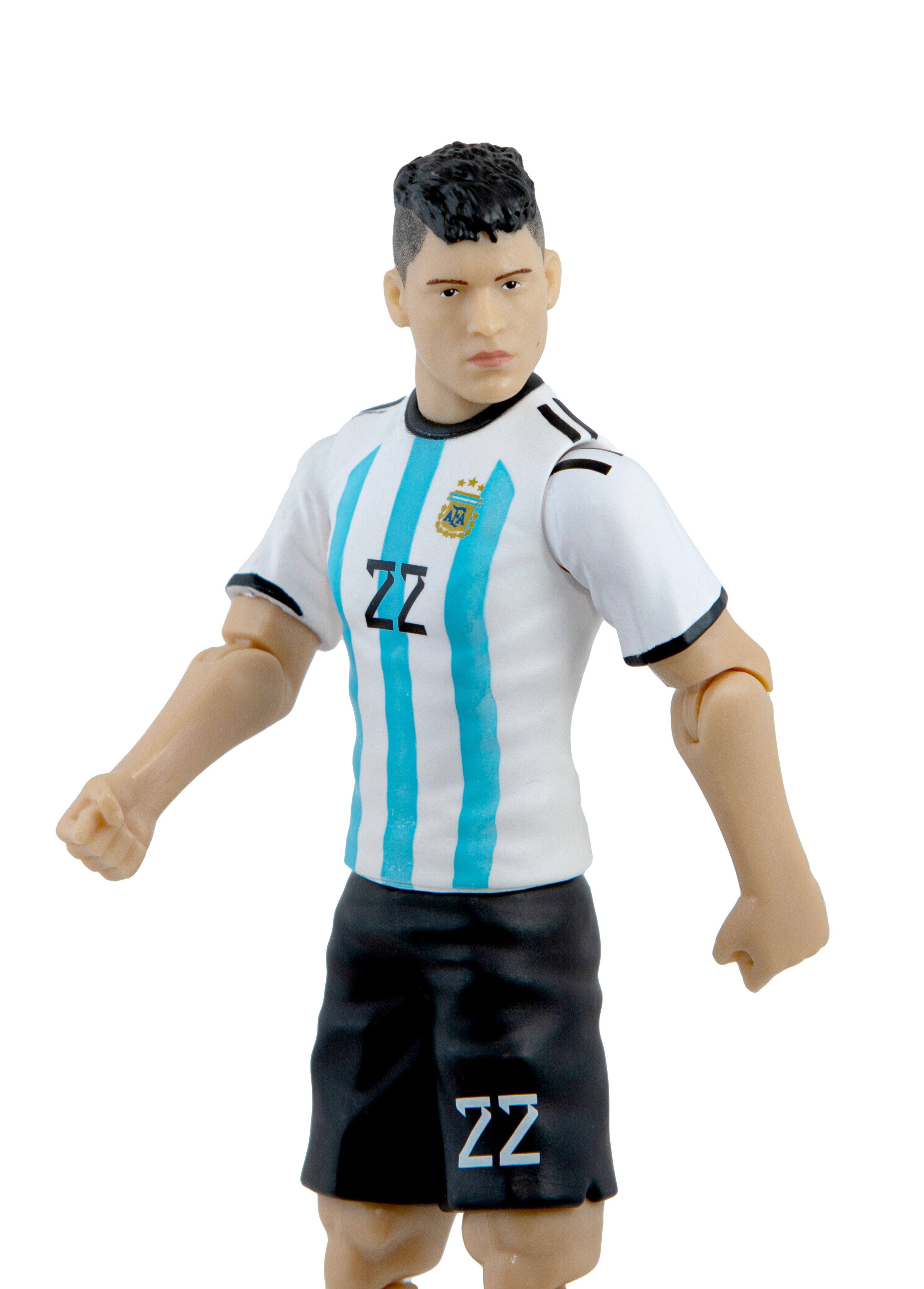 Alt View 3. Banbo Toys - Banbo Toys SOCKERS Argentina National Lautaro Martinez 8" Collectible Soccer Action Figure.