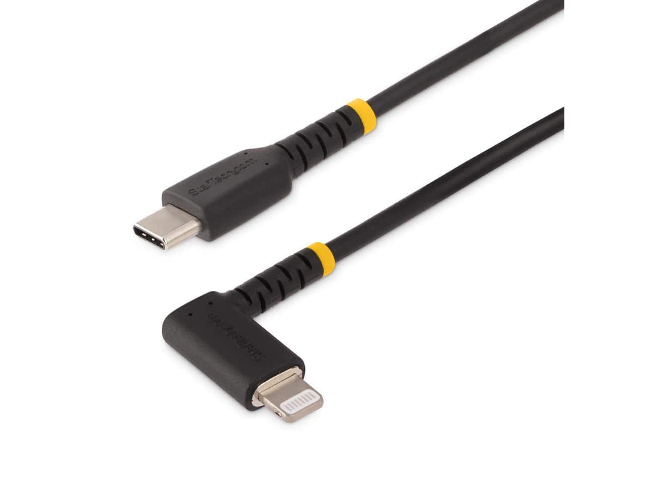 StarTech.com - 3ft USB-C to Lightning Cable - Right-Angled, Heavy Duty, Aramid Fiber, MFi Certified