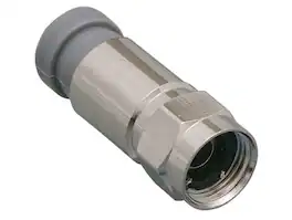 Cable Leader - F-Type Compression Connector for RG59 Coaxial Cable, 75-Ohm - Silver