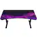 Angle. Arozzi - Arena Ultrawide Curved Gaming Desk - Purple Galaxy.