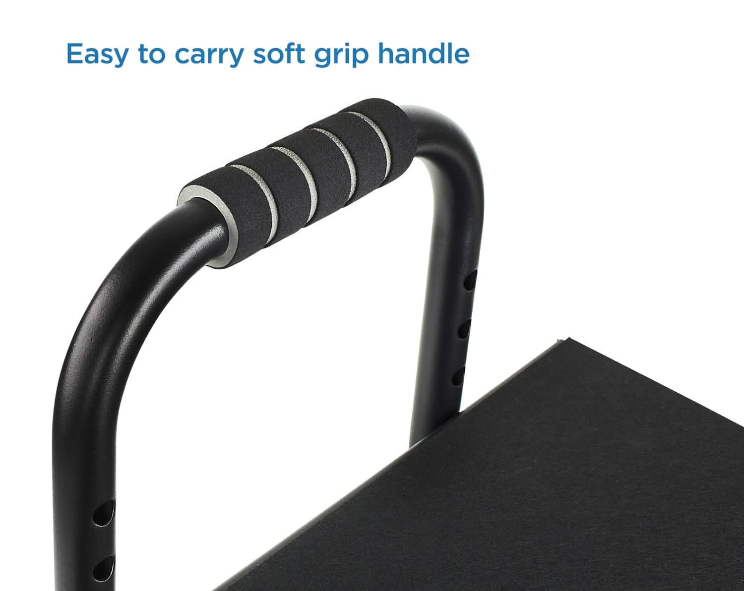 Easy to carry soft grip handle