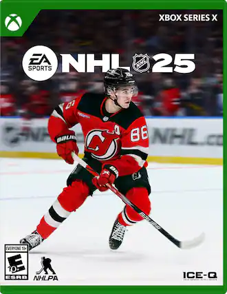 Xbox Series X EA NHL NHL 25 Sports 86 Y 9 - SVP A 86 BAUE C NHL.co X Ba 8 EVERYONE 10+ 10+ ESRB NHLPA BAUPA BA MONLLA I ICE-Q ... - E10+ (Everyone 10+)