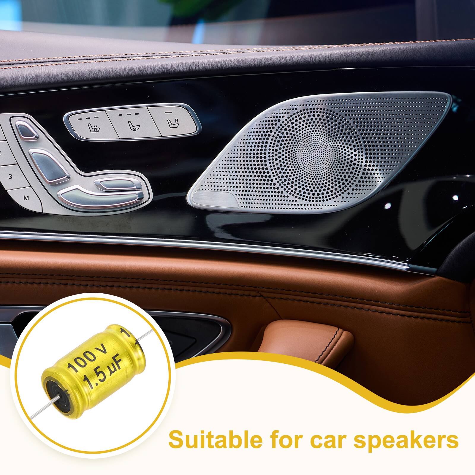 3 M 1 V 100 1.5uF uF 1.5 Suitable for car speakers