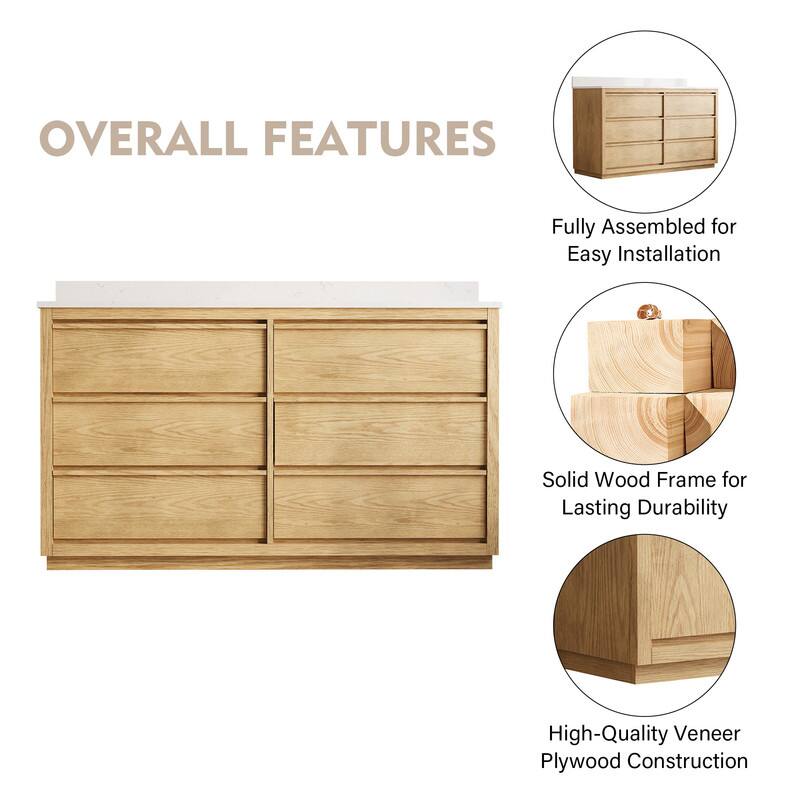 OVERALL FEATURES

- Fully Assembled for Easy Installation
- Solid Wood Frame for Lasting Durability
- High-Quality Veneer Plywood Construction