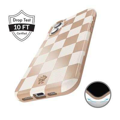 Velvet Caviar - MagSafe Case for Apple iPhone 16 Plus - Nude Vibe Checker Velvet Caviar - MagSafe Case for Apple iPhone 16 Plus - Nude Vibe Checker