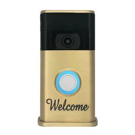 Michael Healy - Welcome Video Doorbell Cover (Ring 2nd Gen) - Satin Brass