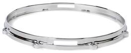 Gibraltar Hardware - Snare Side Hoop, 13" 8 Lug Die-Cast Chrome, 3mm Heavy Duty Bottom Drum Rim with Snare Wire Gates