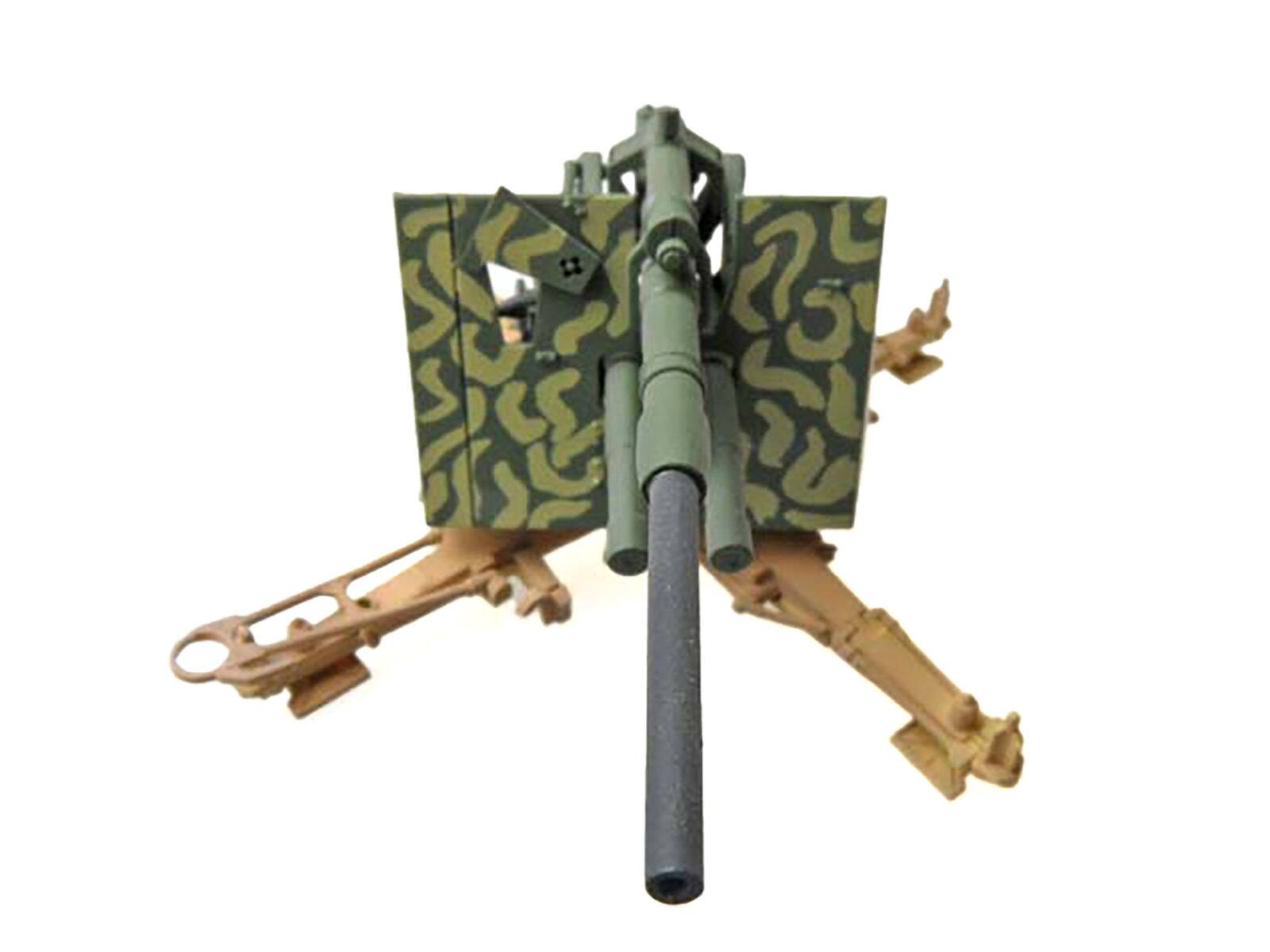 Back. Panzerstahl - 8.8cm Flak36 Gun "FlaRgt. Hermann Goring Sicily" (1943) German Army 1/72 Diecast Model by Panzerstahl - Multicolor.