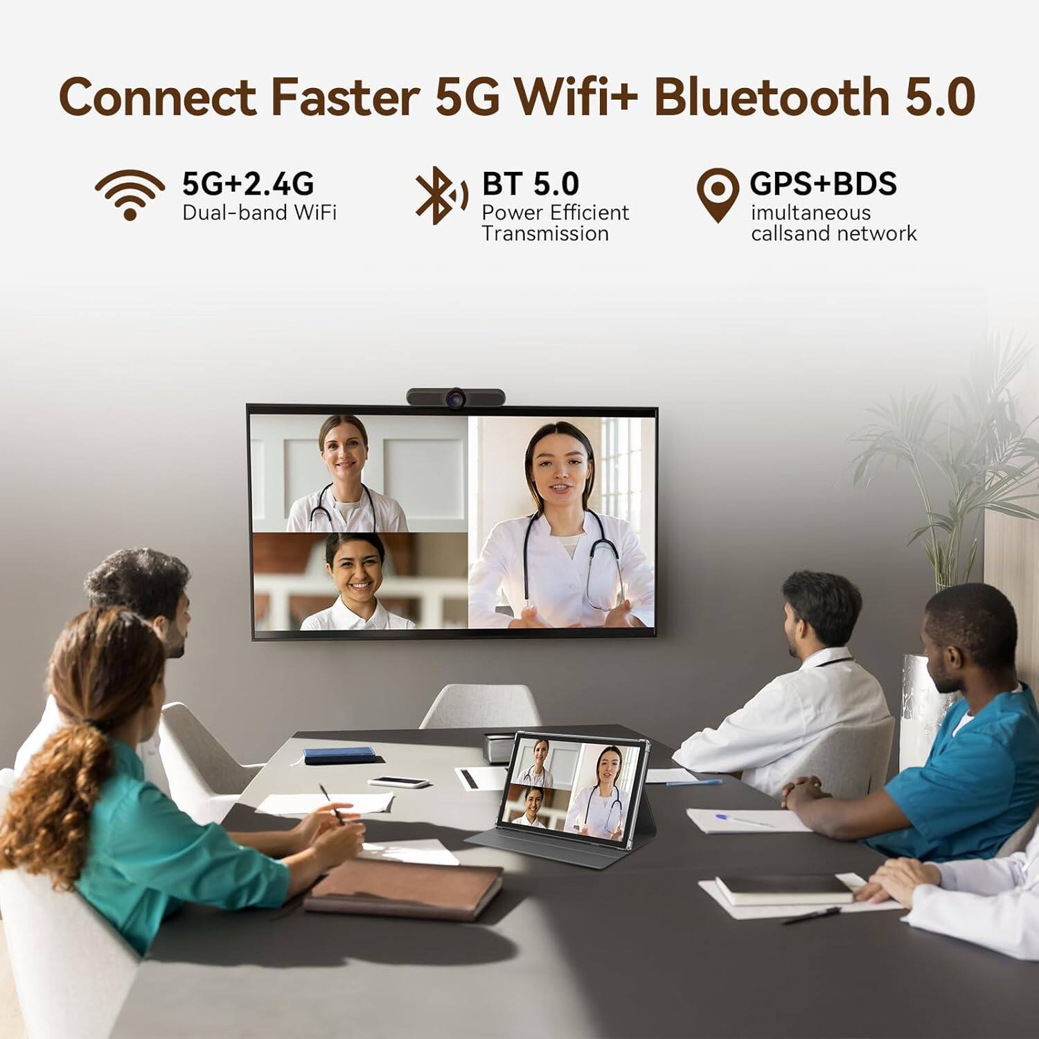 Connect Faster 5G Wifi+ Bluetooth 5.0
- 5G+2.4G Dual-band WiFi
- BT 5.0 Power Efficient Transmission
- GPS+BDS simultaneous calls and network