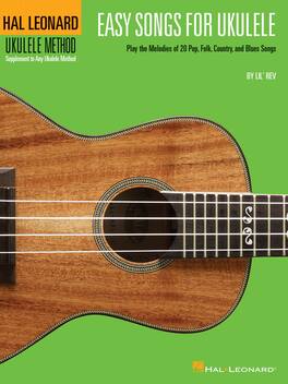 Hal Leonard - Easy Songs for Ukulele Songbook with 20 Pop, Folk, Country & Blues Songs, Chords and Lyrics, 48 Page Beginner Book